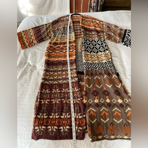 Free People Landmark Duster Sweater Kimono - Picture 9 of 16